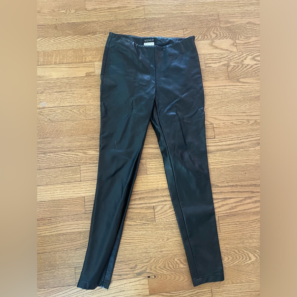 Black Leather Leggings